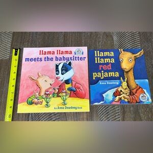 Lot of 2 Llama Llama Books Preschool Childrens Red Pajama Meets the Babysitter